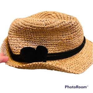 TRACY WATTS Handmade 100% Raffia Straw Fedora
